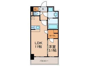 リヴェント福島野田の物件間取画像